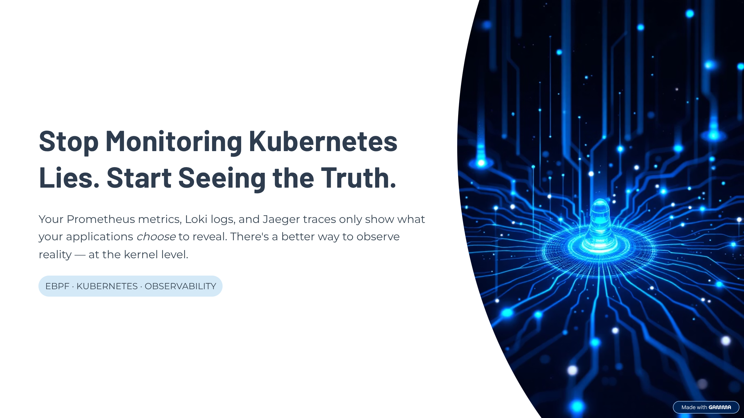 eBPF Kubernetes Observability: Seeing the Truth Beyond the Lies
